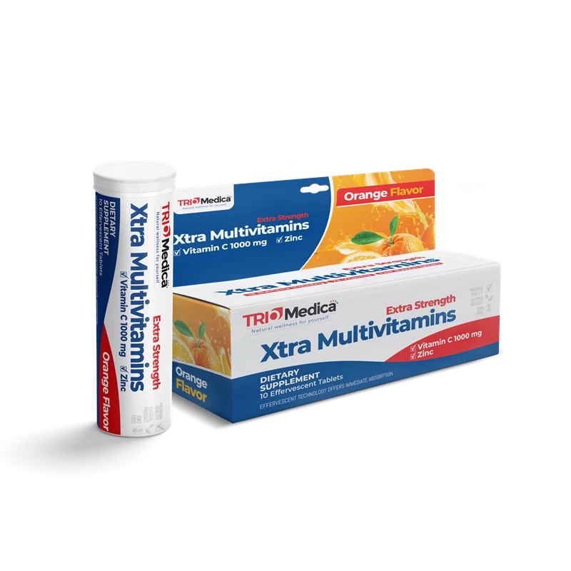 Xtra Multivitamins Plus 1000mg with Zinc (Effervescent Tablets)