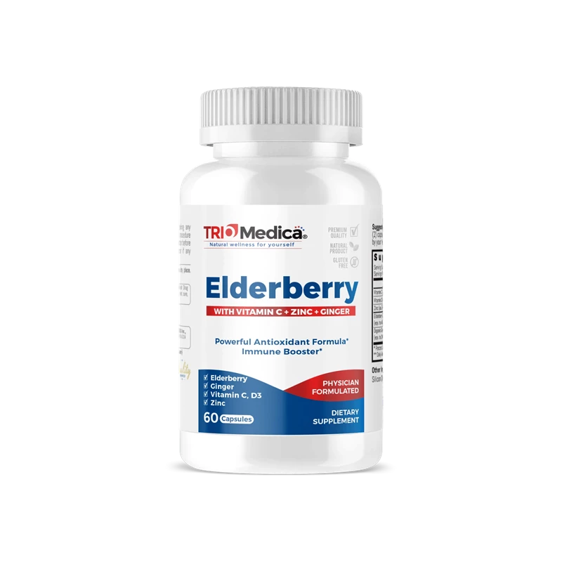 Elderberry with Vitamin C + Zinc + Ginger